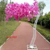 Ny ankomst White Cherry Blossom Tree Road Cited Simulation Cherry Flower With Metal Arch Frame For Party Centerpieces Decoration303b