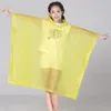 Manteau de pluie réutilisable pour enfants, imperméable, Transparent, imperméable, manteau de pluie, cape à capuche, Type Poncho, combinaison de pluie pour étudiant5573380