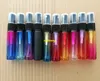 100Pcs/Lot High quality 10ml Gradient Color Spray Empty Perfume Bottle 10cc Thick Glass bottles Durable For Travel