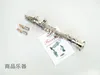 Suzuki High-Pitch Soprano Saxofoon B Silver Plating Surface Saxofone Soprano Saxofoon met twee nek