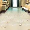 Modern Simple Beach Sea Wave Photo Wall Paper 3D Floor Tiles Murals Sticker Bathroom Waterproof Self Adhesive 3D Wallpaper