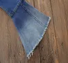 Ins Baby Mädchen Jeans Kinder Bell-Bottom-Hose Vintage Kinder Denim Hosen Hosen 13639