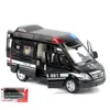 Diecast Model Car Toy, Ambulance, Police Car, Patrol Wagon with Light Sound, Pull-back, Kid Birthday Party Gift, Collecting, Home Decoration