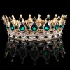 2019 Red Crystal Gold Color Chic Royal Regal Sparkly Rhinestones Tiaras And Crowns Bridal Quinceanera Pageant Tiaras Green Silver Black