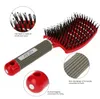 Hårhårbotten Massage Comb Hairbrush Bristlenylon Kvinnor Våt Curly Doltangle Hair Brush för salongfrisör Styling Tools9427442