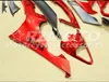 Injektionsform Nya Fairings för Yamaha YZF-R6 YZF600 R6 08 15 R6 2008-2015 ABS Plastisk karosseri Motorcykel Fairing Kit Vit Röd D15