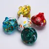 Colorful Glass Carb Cap 35mm OD Smoking Accessories with hole for Quartz Banger Nail Water Pipes Dabber Glass Bongs Dab Oil Rigs