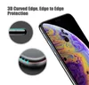 Verre trempé incurvé 5D pour Iphone XR XS MAX X 8 Plus Film de protection complet 9H protecteur d'écran pour iphone XS XR XS max