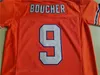 Il film Adam Sandler 9 Bobby Boucher Jerseys Football Film Orange White High School Andrew Luck 12 Black Stitch