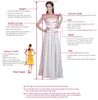 Chiffon Brautkleid 2022 A-Linie mit langen Ärmeln Arabische Brautkleider Vestidos Boho Spitze Brautkleider