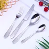 10 stilar bestick set guld bestick sked gaffel kniv te sked dinnerware kit rostfritt stål dinnerware set köksredskap 5 färger