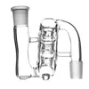 18mm Ash catcher holes perc joint adapter Percolator reclaimer for Glass Bongs dab rig new design hookahs