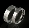 Stainless Steel Heart Band Rings For Men Women Lovers Finger Ring Couple Wedding Party Club Wear