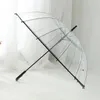 Transparent Umbrellas Parasol Kids Umbrella Rain Women Cute Clear Paraguas Good Quality POE