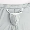Sleep Bottoms Masculino Calças Casuais Soft Confortável Shorts Sexy Low Cintura Baixa Pijama Mens Home Home Sleepwear Convexo U Pouch Boxer