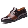 Patent Leder Männer Hochzeitsschuhe Männer formelle klassische Schuhe Männer Slebringe Schwarze Anzug Schuhe Plüsch Zapatos Oxford Hombre Homme Chaussure Ayakkab