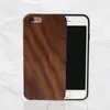 Luxury Wood + Soft TPU Telefonväska till iPhone X 10 7 8 6 6s plus träskydd Mobiltelefon Väska till Samsung Galaxy S9 Plus S8 Not 9 8 S7 Edge