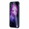 Rückseite aus gehärtetem Glas, TPU, mit luxuriösem Sternenhimmel-Gemälde-Design, Handy-Haut für iPhone X 8 7 6 Plus Samsung S8 Plus