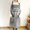 Mode Unisex Frauen Mann Schürzen kommerzielle Restaurant Home gesponnene Poly-Baumwolle Küchenschürzen 7080 cm