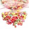 1000 stkspack Nail Art 3D Fruit Fimo Plakjes Polymeer Klei DIY Slice Decoratie Nail Sticker Gemengde Stype voor keuze 6639352