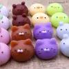 Squishy Slowy Slowing Jumbo Toy Bun Toys Animals Cinetta Kawaii Squeeze Cartoon Toys Mini Squishies Cat Rabbit Seal Panda Fashion Kids 7098795