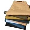 RUBU New Design Casual Men pants Cotton Slim Pant Straight Trousers Fashion Business Solid Khaki Black Pants Men 28-38