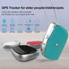 GPS-Tracker, tragbare Mini-Positionierung von GPS, WLAN, LBS ohne monatliche Gebühr, wasserdichter IP67-GPS-Ortungsgerät für ältere Menschen, Kinder, Haustiere, Fahrzeuge