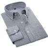 camicia di vestito a strisce arancione