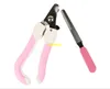 50sets / lot Pet Claw Nail Scissors Cutter Dogs Cats Nail Clippers Trimmer med fri nagel tåfil