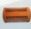 Pocket Wooden Beard Comb Double Sides Super Narrow Thick Wood Combs Pente Madeira Lice Pet Hair Tool XB1