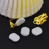 200pcs 8105mm WhiteClear Plastic Antipain pad Ear Clip Antipain DIY Earring Finding7533589