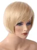 Human Hair Fashion Natural Atrakcyjna Krótka Blondynka Blondynka Brand nowa