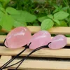 Cadeau de vacances Yoni Eggs StickCharminer 3 Pcs Forés Naturel Rose Cristal Quartz Jade Eggs 1 Pcs Bâton de Massage Pour Kegel Exercis4603401