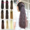 Drawstring Ponytails Valentines day gift Pony Tail Hairpieces comb ponytail blonde hair extension clip in hair extensions for female,girl
