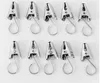 Curtain Clips Hook Window Shower Curtain Clips Rings Stainless Steel Drapery Clips Decorative curtains accessories SN775