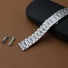 18mm 19mm 20mm 21mm 22mm 23mm Metal Watchbands Armband Silver Silver Solid rostfritt stål lyxklocka Band Bandtillbehör216697303