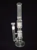 2018 Nyaste 32cm Glas Bong Glas Vattenrör Glas Bongs med 14mm Joint White Free Shipping