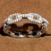 Оптовая бесплатная доставка 2018 лучшие продажи роскошных ювелирных изделий чистые 100% 925 стерлингового серебра белый сапфир CZ женщины свадебные кольца кольцо