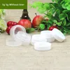 50 100ML vazio recarregáveis ​​de plástico Creme Loção Viagem Embalagem Garrafas Vial Pot frascos com PP Liner Maquiagem Máscara de armazenamento Titular Container