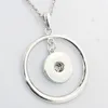 vintage button necklace