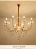 Ouro 8 luzes lâmpadas contemporâneas de teto moderno candelabro de cristal de cristal Murano estilo lustre de estilo veneziano