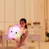 Renkli LED Flaş Işık Beş Yıldız Bebek Peluş Doldurulmuş Hayvanlar Oyuncaklar Boyutu 35 CM Aydınlatma Hediye Çocuk Noel Hediyesi