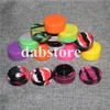 Conteneurs de boîte de cire de silicone Pots en silicone contenant des pots en silicone contenants de cire dab réutilisables pour la livraison gratuite