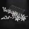 Classic Crystal Rhinestone Hair Combs Bridal Hair Clips Jewelry Wedding Hair Accessories Headpieces Women Tiaras JCH1384238205