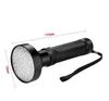 Czarny Silver 395-400nm 100led Latarka UV Blaclight Scorpion Super Bright Detection Latarka Pochodna Fioletowa Lekka Detektor Pieniądze