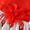 Girls Butterfly Princess Skirt Summer Red Flower Sleeveless Dresses Baby Toddlers Kids 16T For Wedding Prom Party6529355