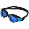 نظارات السباحة مكافحة الضباب uv مكافحة الأشعة فوق البنفسجية الرجال النساء قناع للماء قابل للتعديل سيليكون السباحة الكبار نظارات مع مربع
