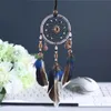 8 Tasarımlar Vintage El Yapımı Dreamcatcher Net Tüy kolye araba asılı Ev Dekorasyon Süsleme Sanat El Sanatları Hediyeler207c