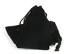 Velvet black Pure color Bags woman vintage drawstring bag for Gift diy handmade Jewelry Packaging Bag