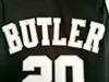 Mens Butler Bulldogs Gordon Hayward College Баскетбол майки винтажные черные # 20 сшитые рубашки S-XXL